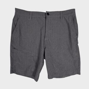 WorldWide Sportsman Mens Gray Size 32 Shorts Polyester Spandex